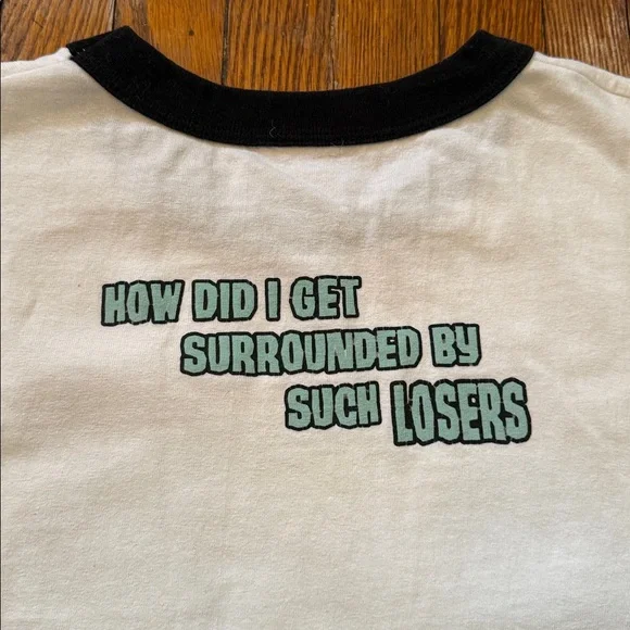 2002 Squidward Vintage Ringer T-Shirt - Picture 2 of 11